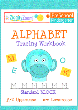 Alphabet Tracing Workbook- Preschool - Kindergarten